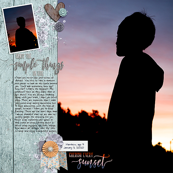 2020 Matthew Sunset Silhouette