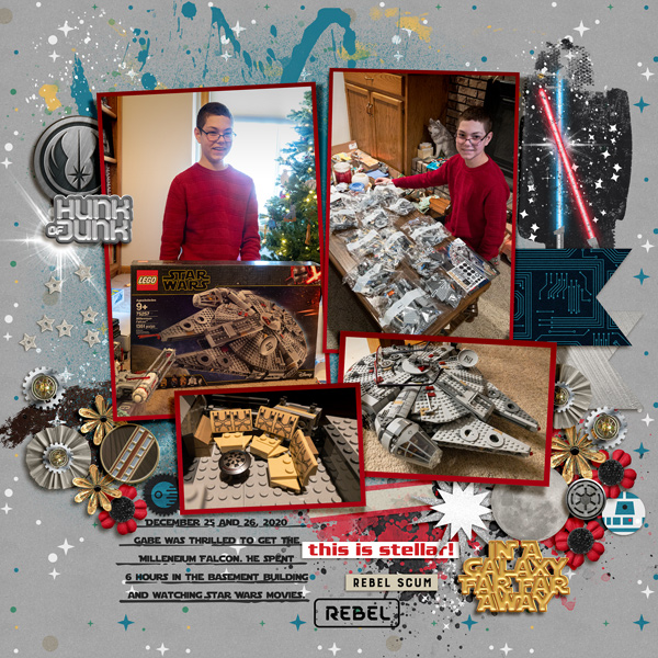 20201225 Millennium Falcon