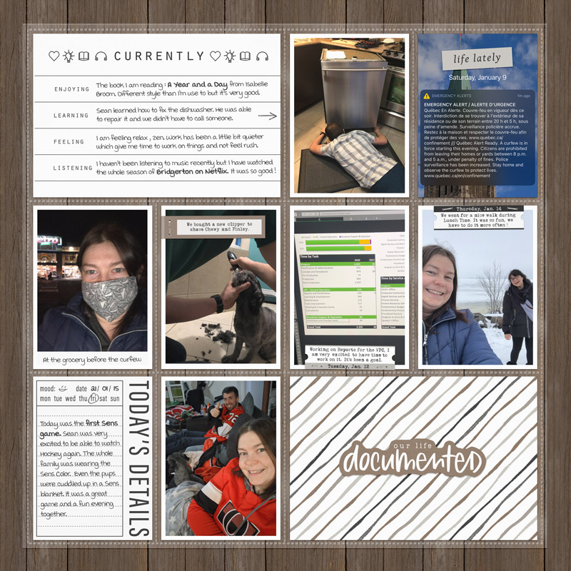 2021 – January 01-15 (Right Page)
