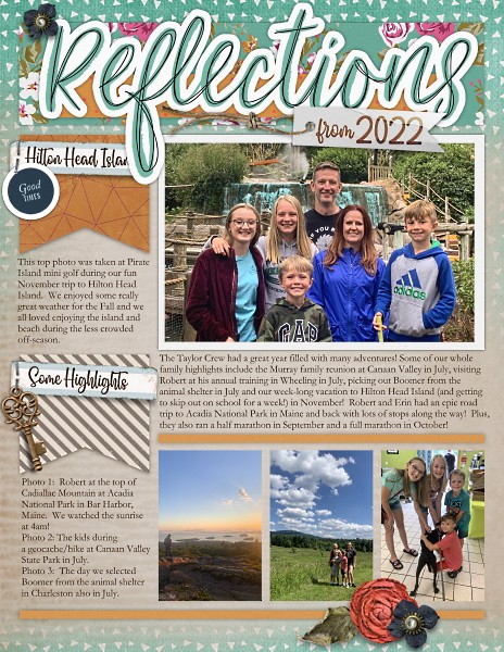 2022 Reflections Taylor Family Newsletter