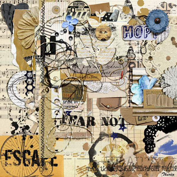 2023 03 - Art Journaling - Week 2 - Collage