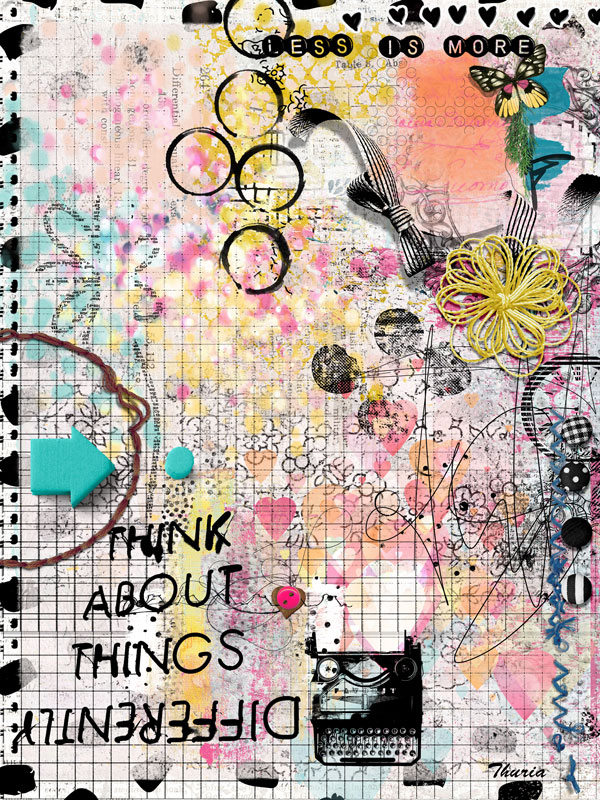 2023 Feb - Art Journaling - Week 1 - Circles
