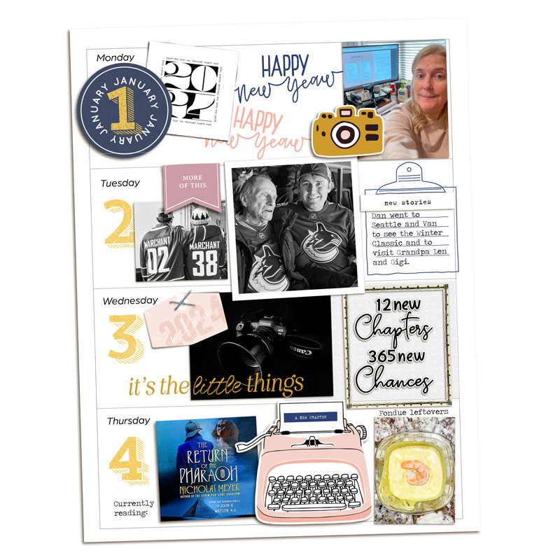 2024 Week 1 memory planner - Left