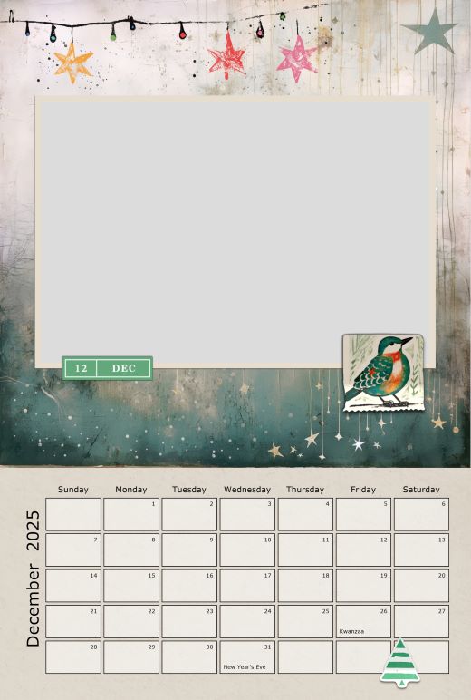 2025 CALENDAR - Dec