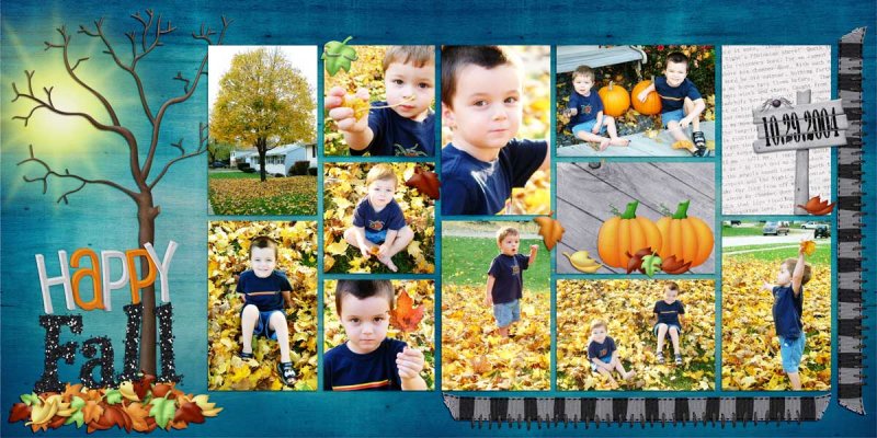 2pgs Happy Fall
