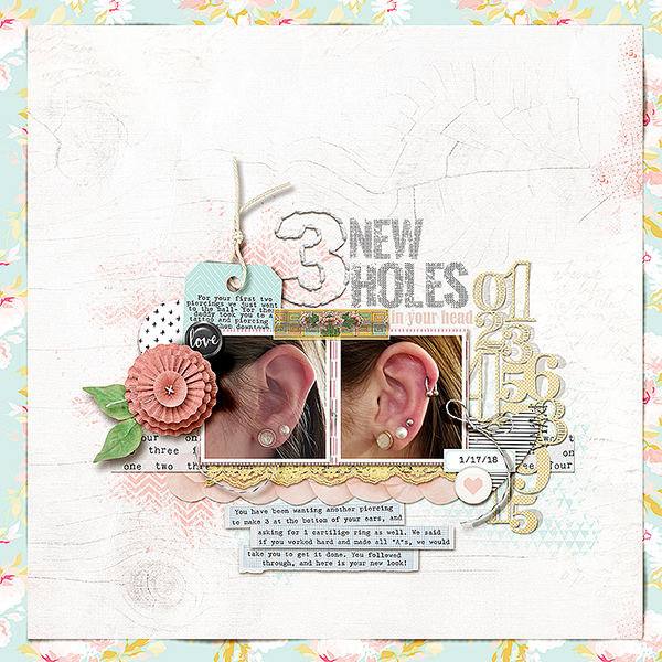 3 new holes in your head