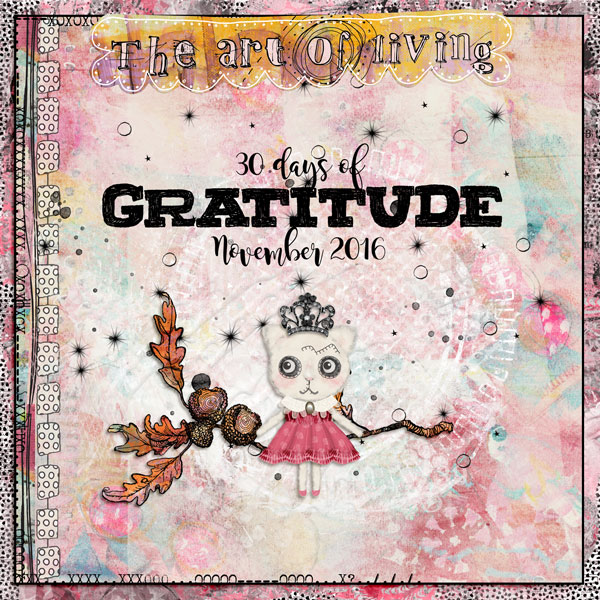 30 days of gratitude - title page