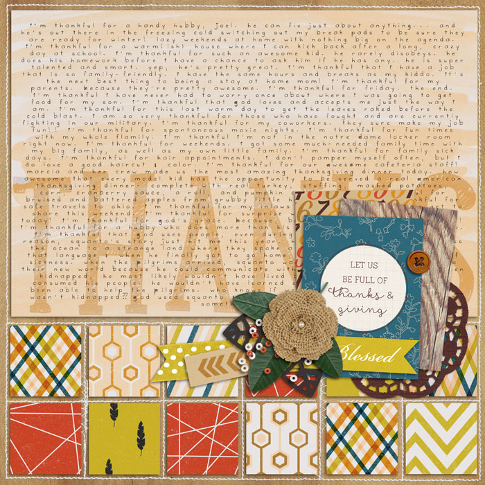 30 days of thanks.