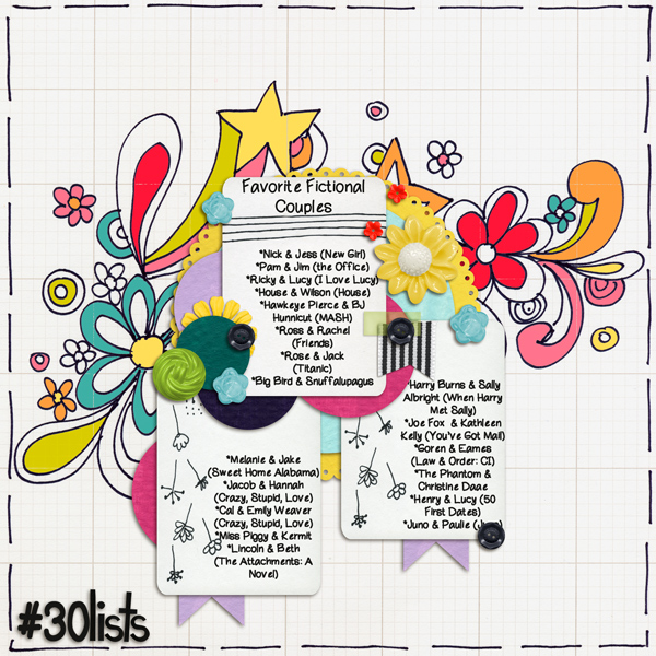 #30Lists: Day 5