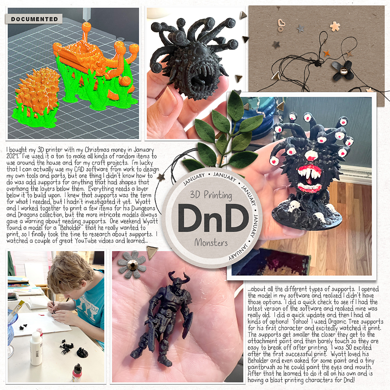 3D Printing DnD Monsters