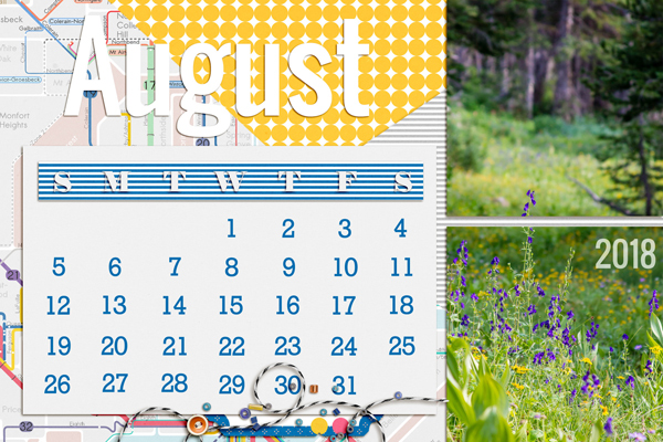 4x6August18Calendar