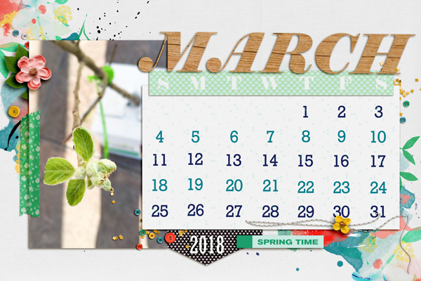 4x6Mar18Calendar