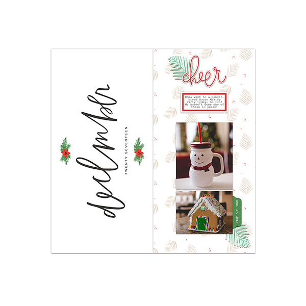 4x8 traveler notebook Day1 : Christmas in July