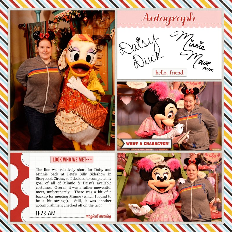 5) 11:28 am - Daisy and Minnie