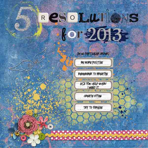 5 Resolutions for 2013