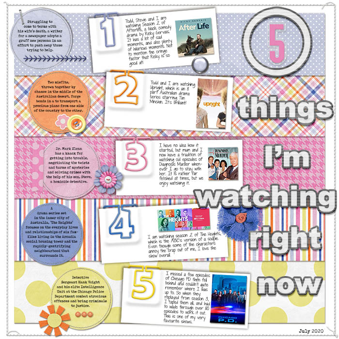 5 Things I'm Watching