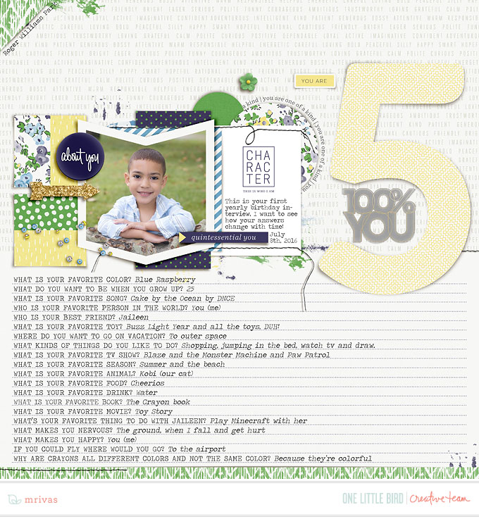 5 yrs old- Interview