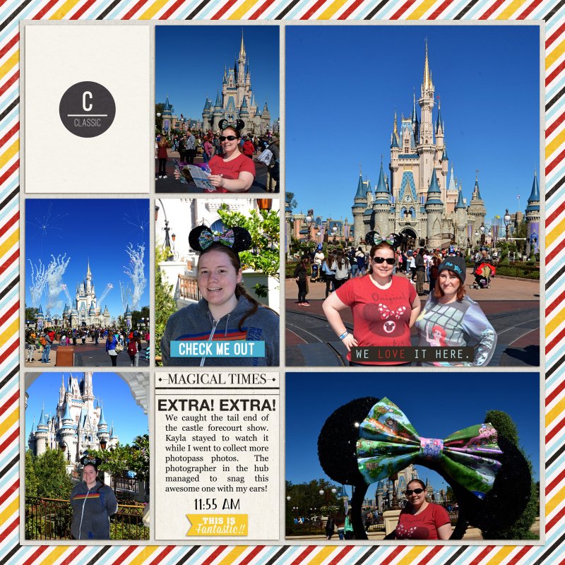 6) 11:55am - Cinderella Castle