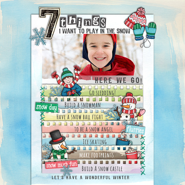 7 Things I want to Play in the Snow