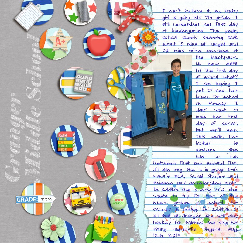 7th Grade - Granger Middle School - Monthly Muse Week 1