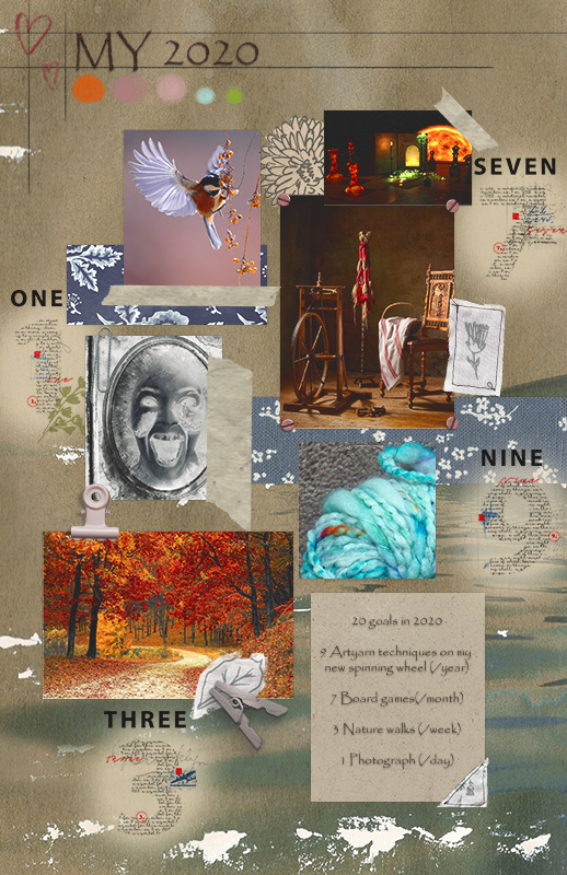 8 January 11 - 2020 Vision Board /My 2020