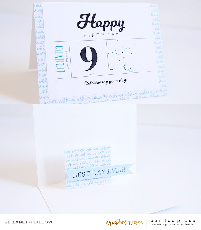9th Birthday Card