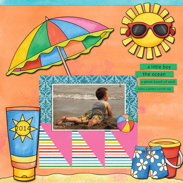 A Boy at the Beach