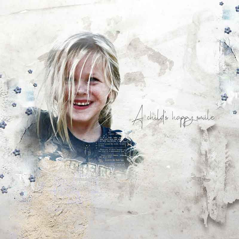 A child´s happy smile