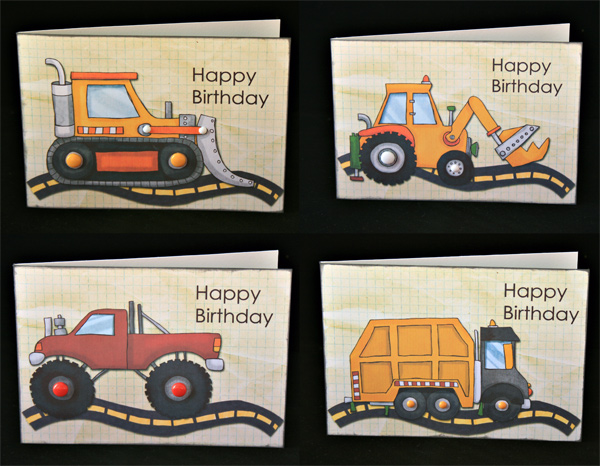 A collection of truck cards