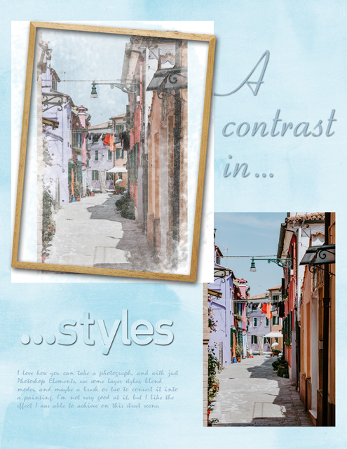 A-contrast-in-styles