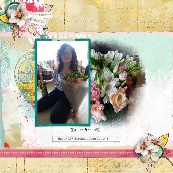 A delivery of Flowers & Bubbly.