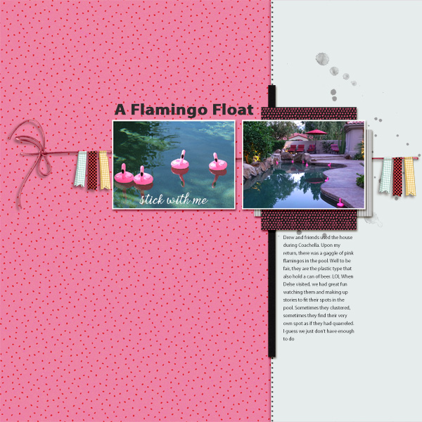 A Flamingo Float