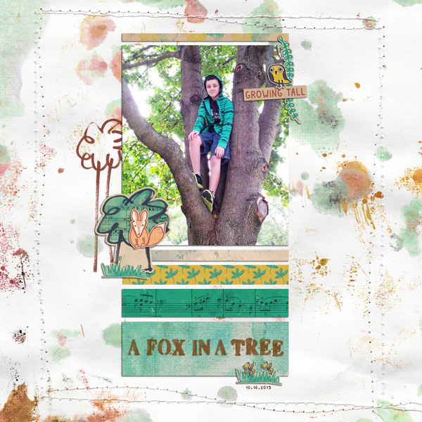 A Fox In A Tree