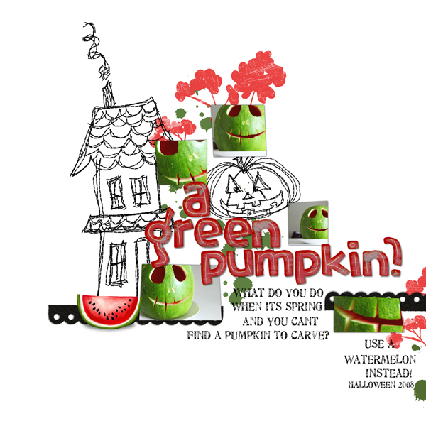 a green pumpkin?