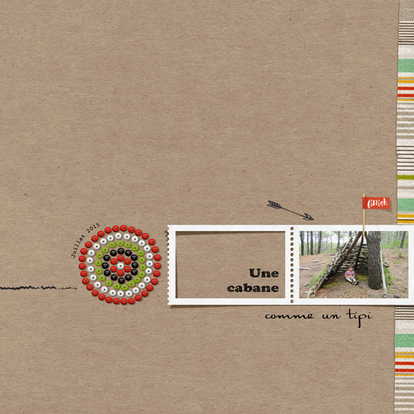 A hut like an idian tepee