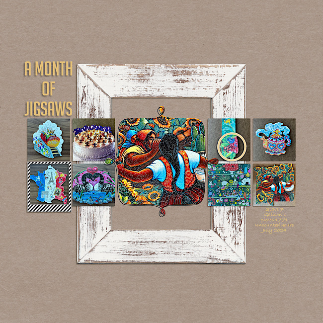 A Month of Jigsaws