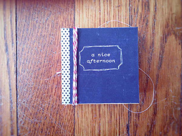a nice afternoon {mini album} - cover