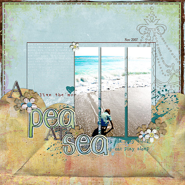 A pea at sea
