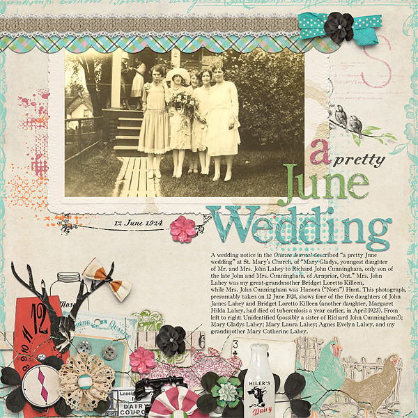 A Pretty June Wedding, 1924