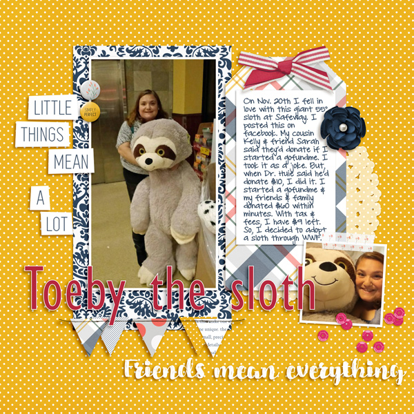 A sloth from my friends