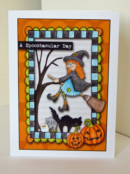 A Spooktacular Day - hybrid card