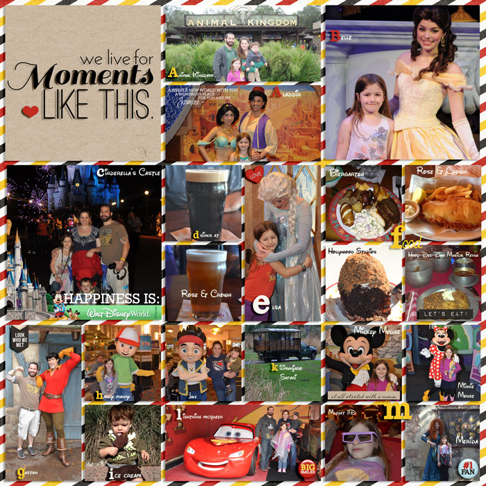 A to Z of our Disney Vacation Page 1