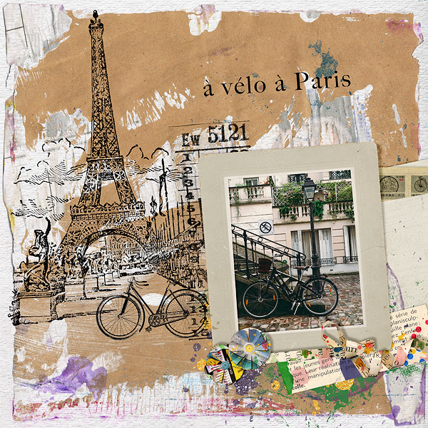 à vélo à Paris