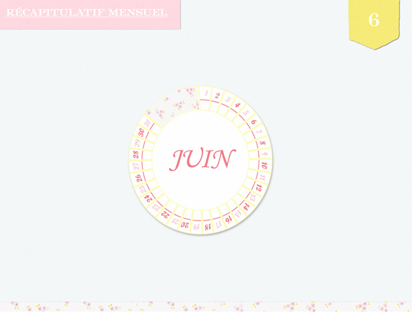 A wheel calendar.