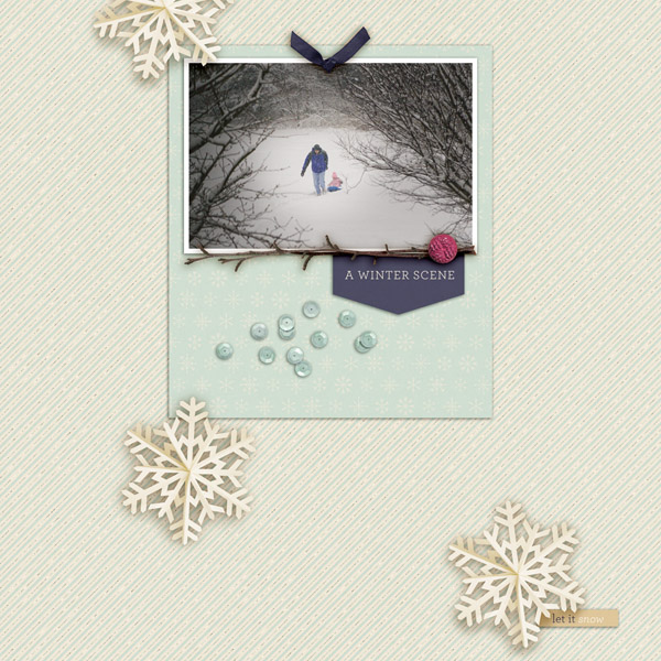 a winter scene