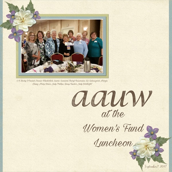 AAUW At The Women's Fund Luncheon