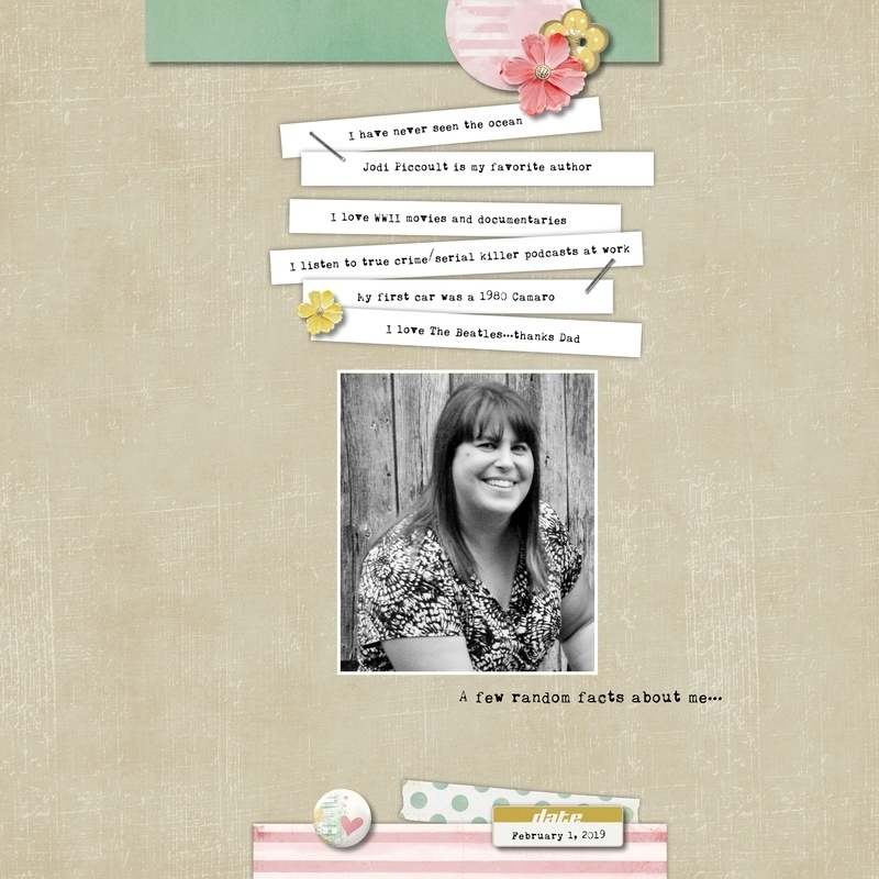 About Me - February Scraplift