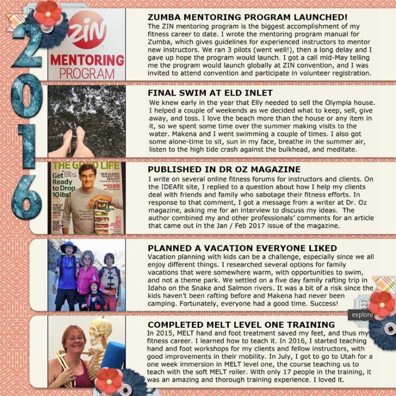 Accomplishments 2016