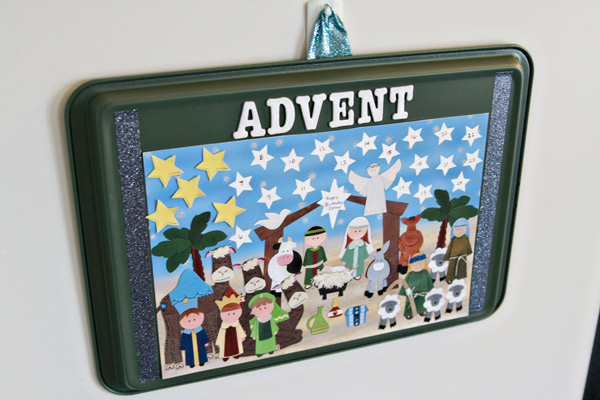 Advent Christmas Cookie sheet Calendar