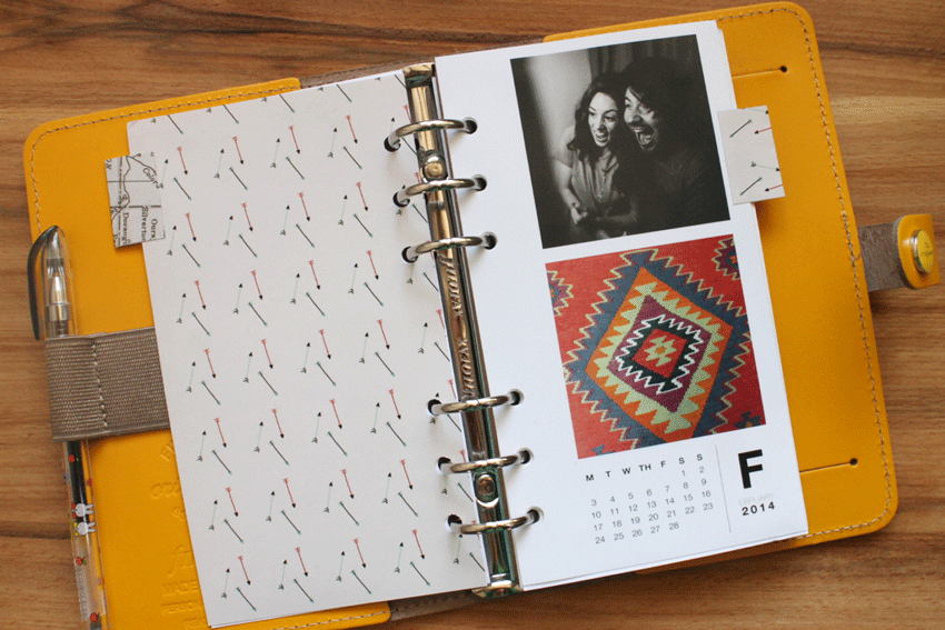 Agenda Calender Divider